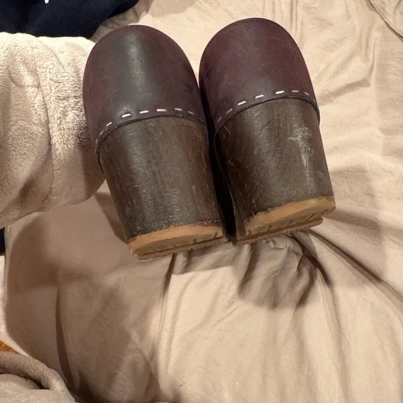 Sandgrens Leather Clogs - Picture 10 of 12